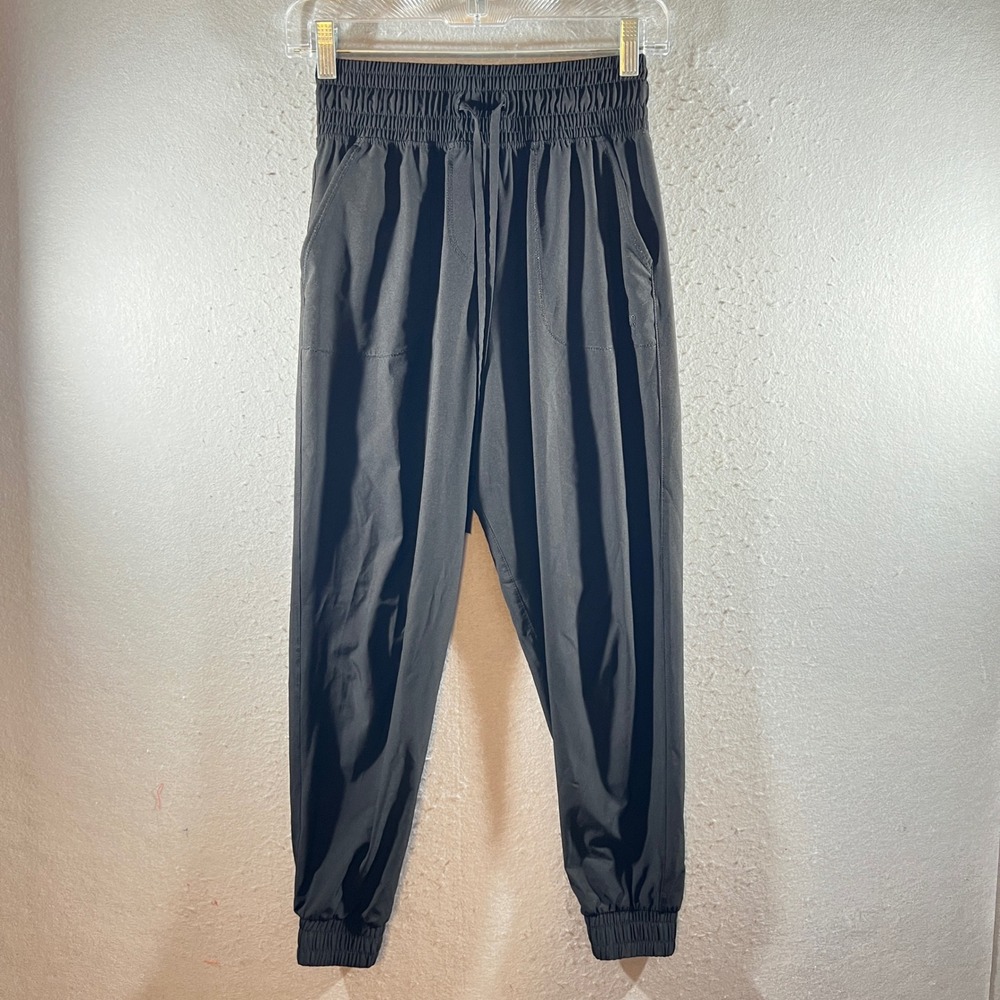 1103 | Albion Fit Jetset Jogger Lightweight Active Travel Pants Black Women XS P